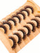 7 piezas/set de pestañas postizas cortas de visón 3D, rizo ruso DD - Quierox - Tienda Online
