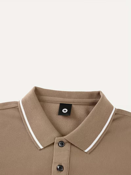 Camisa de Hombre Pearson OBM de Moda Popular, Color Sólido, Transpirable y Cómoda