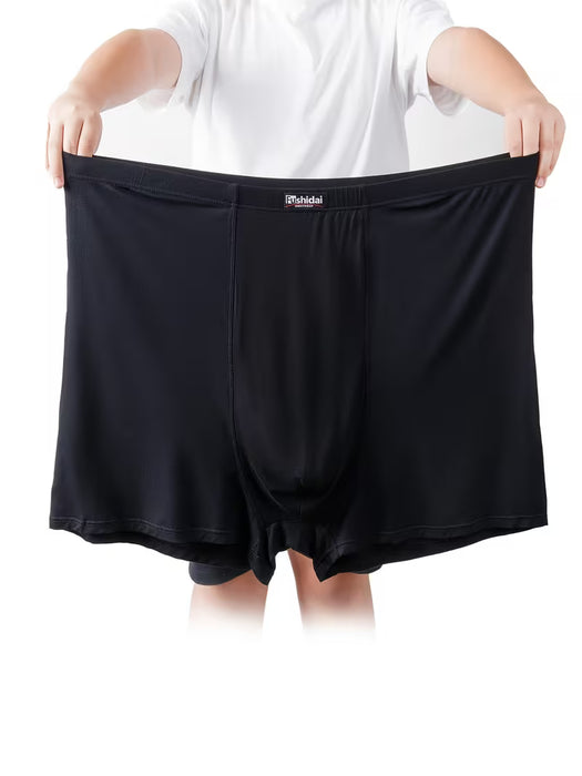Pack de 3 Calzoncillos de Talla Grande para Hombres - Bóxer Holgado de Cintura Alta