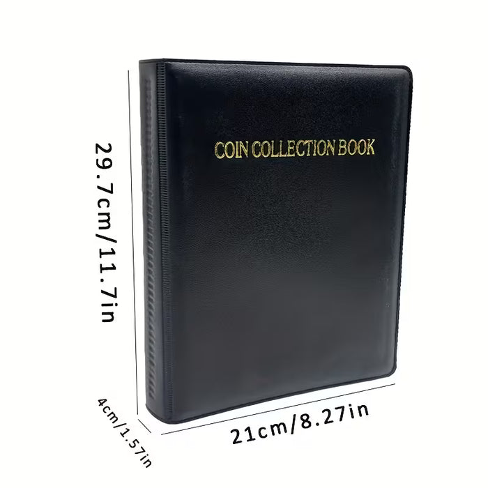 Álbum de colección de gran capacidad para 420 monedas conmemorativas, insignias