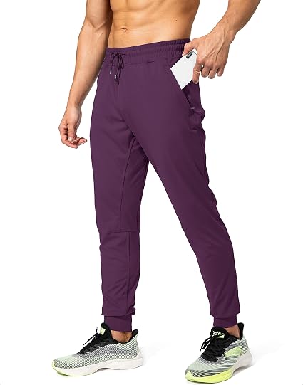G Gradual Pantalones deportivos para hombre con bolsillos con cremallera para entrenamiento