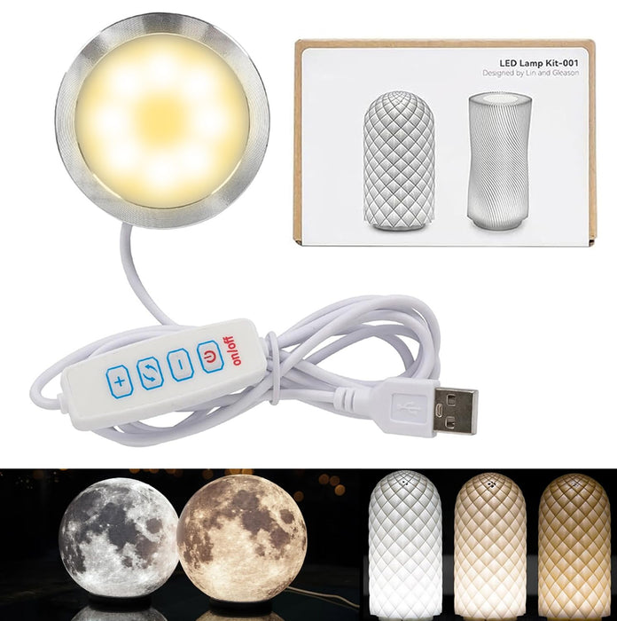 Kit de lámpara LED 001 para Bambu Lab MH001 Proyectos de lámpara 3D