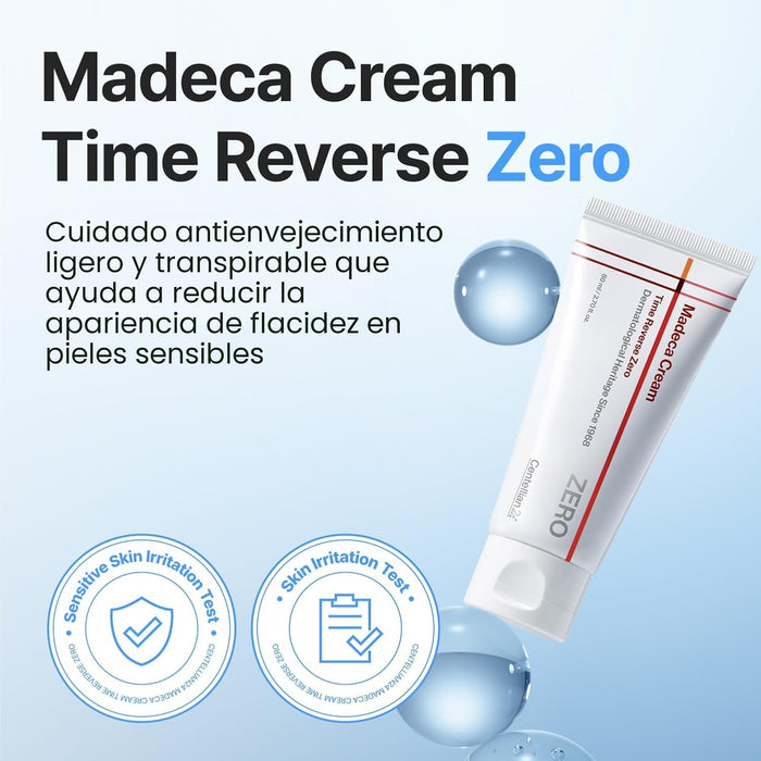 CENTELLIAN 24 Madeca Cream Time Reverse Zero, TECA Hidratante, 2.70 fl oz