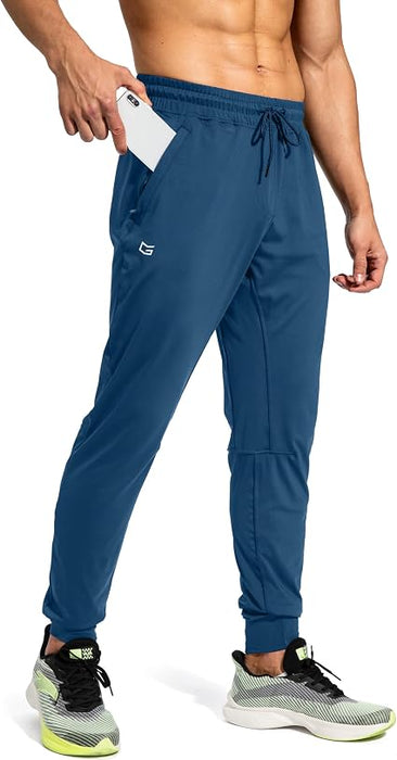 G Gradual Pantalones deportivos para hombre con bolsillos con cremallera para entrenamiento