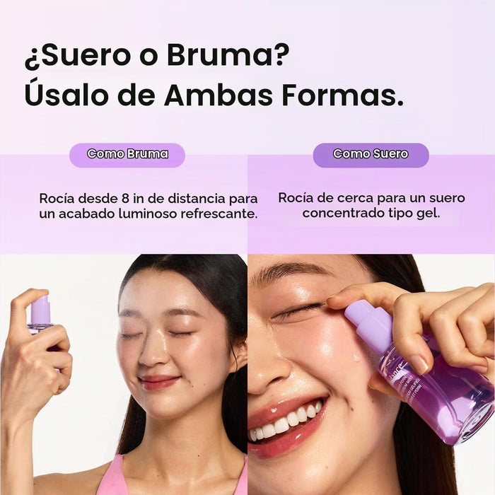 BIODANCE Caviar PDRN Jelly Serum Mist, niebla facial revitalizante, 1.69 onzas líquidas