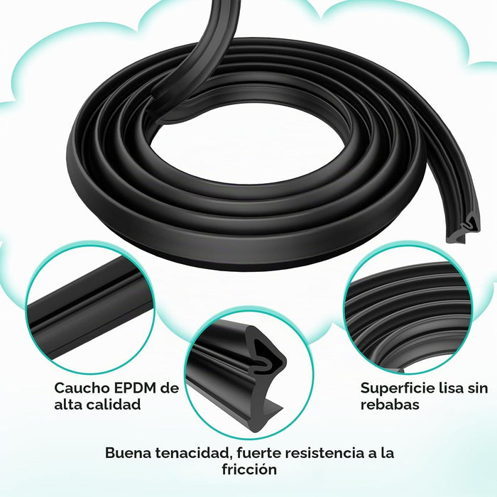 Junta de puerta para lavavajillas W11177741 mejorada, compatible con lavavajillas Whirlpool, Maytag y Kenmore