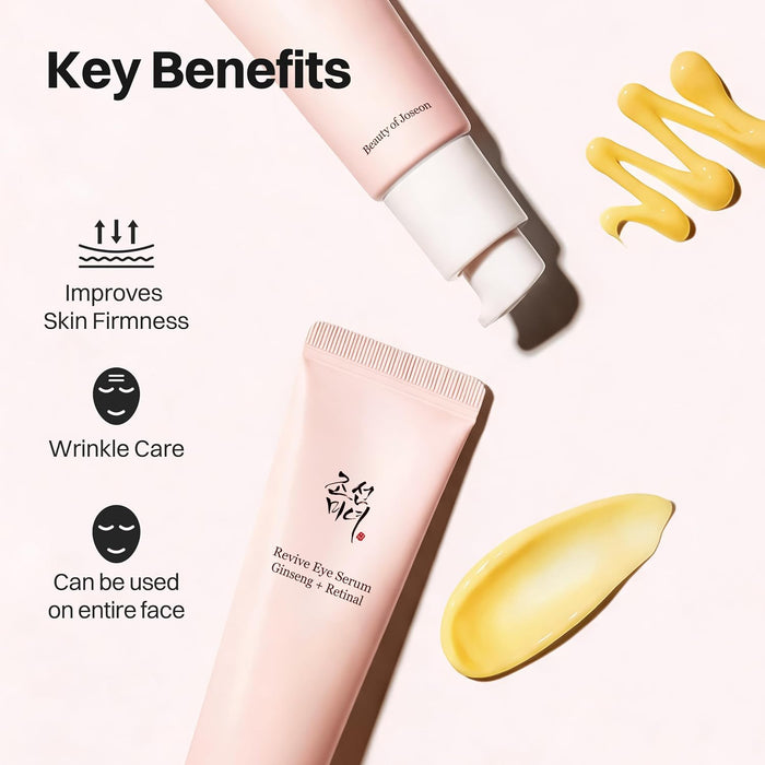 Beauty of Joseon Sérum contorno de ojos Revive: Ginseng + Retinal, 30 ml