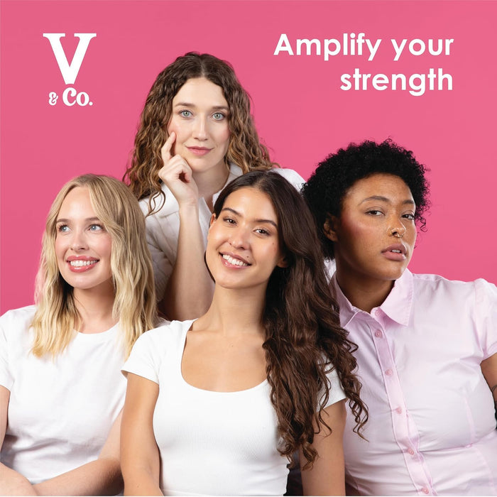 V&Co. Champú voluminizador con tecnología de péptidos, 355 ml, sin sulfatos