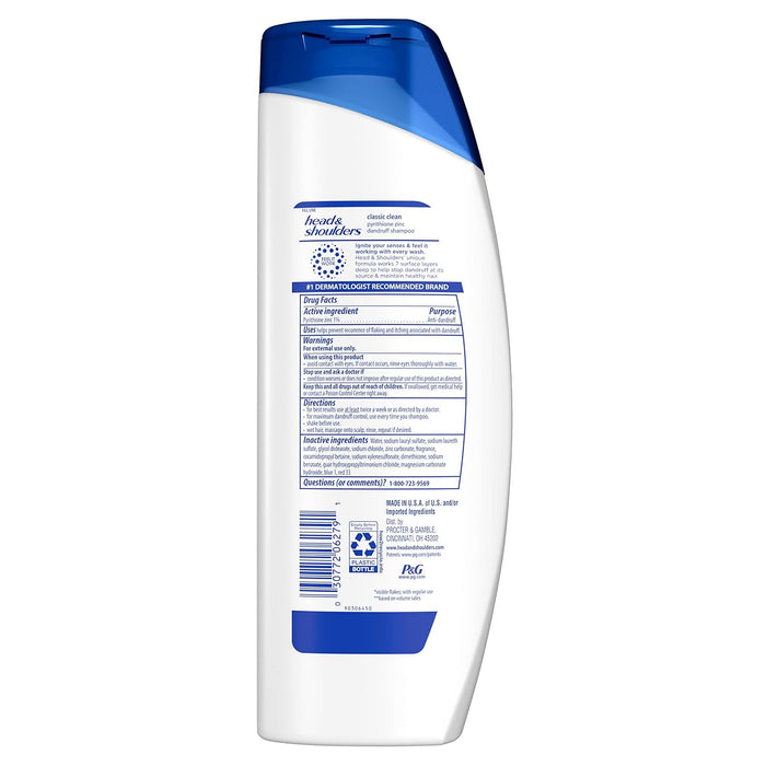 Head and Shoulders Champú anticaspa, tratamiento anticaspa, 12.5 onzas