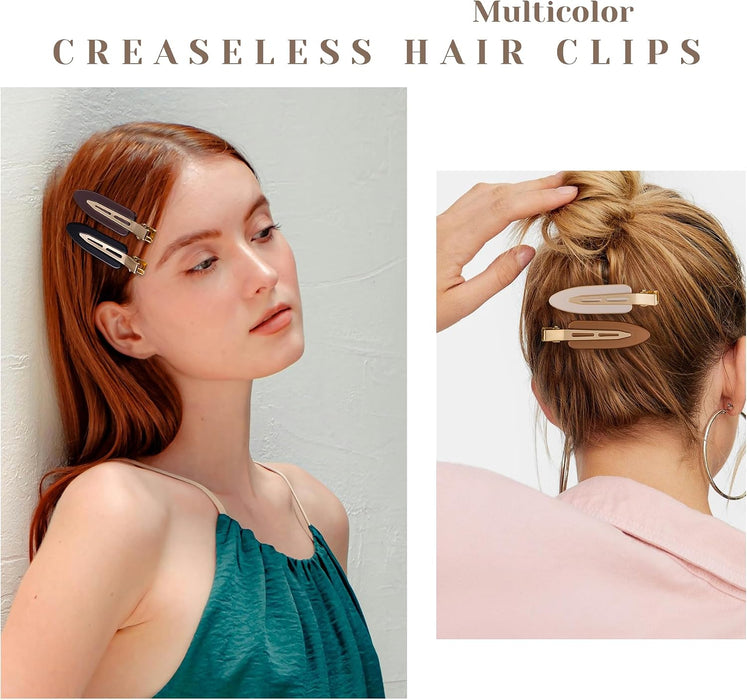 10 pinzas para el cabello planas, sin pliegues ni dobleces, para estilizar, antideslizantes