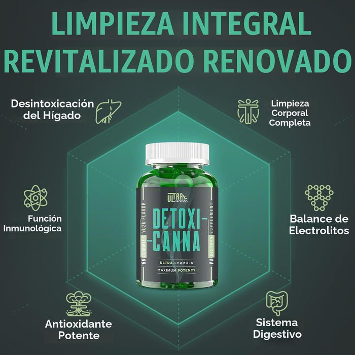Ultra viridian Gomitas de limpieza Detox 60 Capsulas