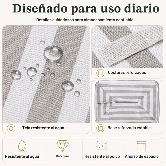 BOOMIBOO Paquete de 2 Cestas Grandes para Ropa Sucia