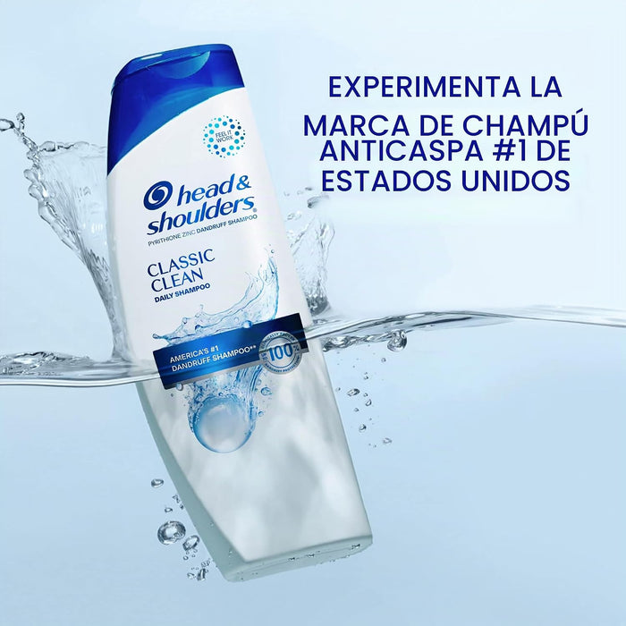 Head and Shoulders Champú anticaspa, tratamiento anticaspa, 12.5 onzas