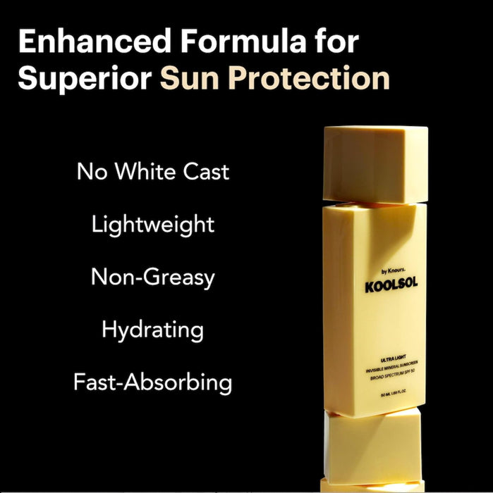 by Knours | Zero White Cast | Mineral | Seguro para arrecifes | Protector solar facial coreano