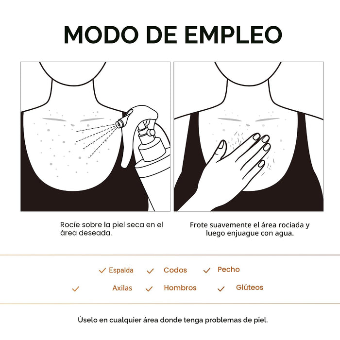 Dr.Melaxin Peel Shot Exfoliante corporal de cúrcuma de ácido kójico, 6.76 onzas líquidas