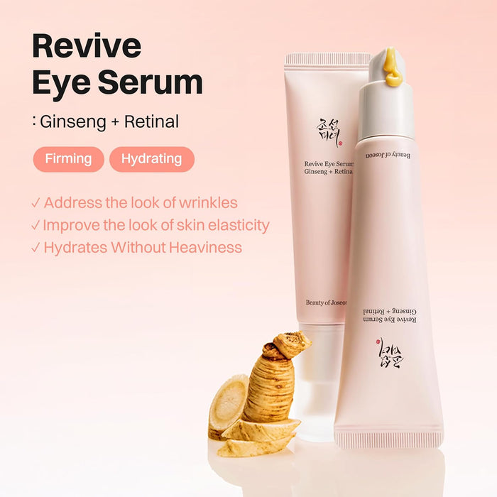 Beauty of Joseon Sérum contorno de ojos Revive: Ginseng + Retinal, 30 ml