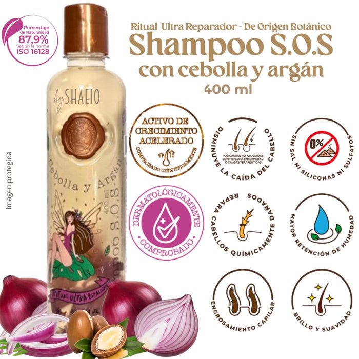 RITUAL BOTANICO | Champú de Cebolla - Con Activo de Crecimiento Acelerado del Cabello
