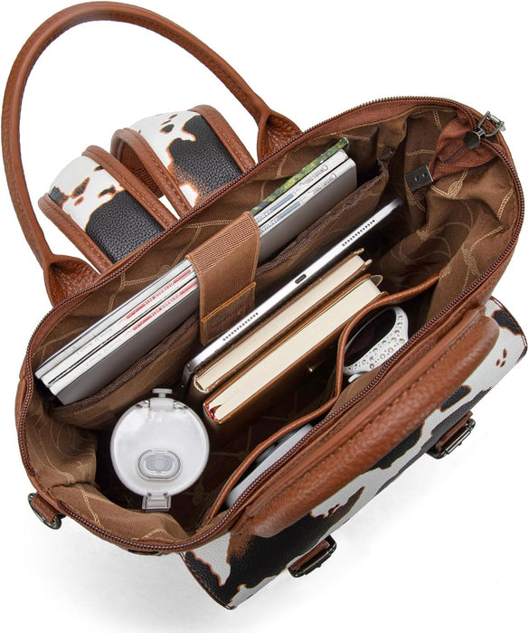 Wrangler, Mochila para mujer, bolsa de hombro convertible mediana con correa para viajes