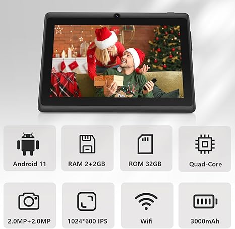 Tablet Android de 7 pulgadas, tableta Android