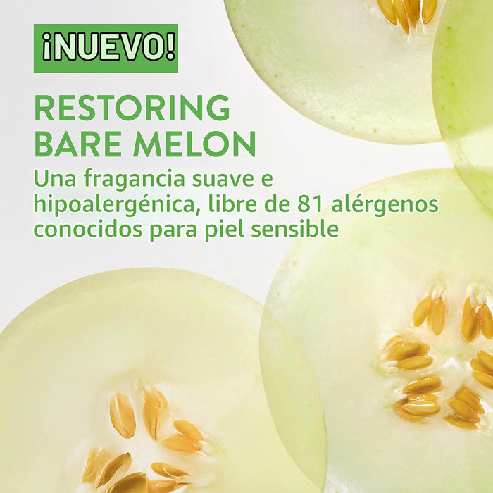 Native Champú restaurador para cabello y cuero cabelludo combinado, melón desnudo, 18OZ