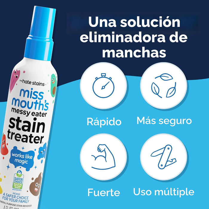 Miss Mouth's Messy Eater Spray para tratar manchas – Removedor de manchas