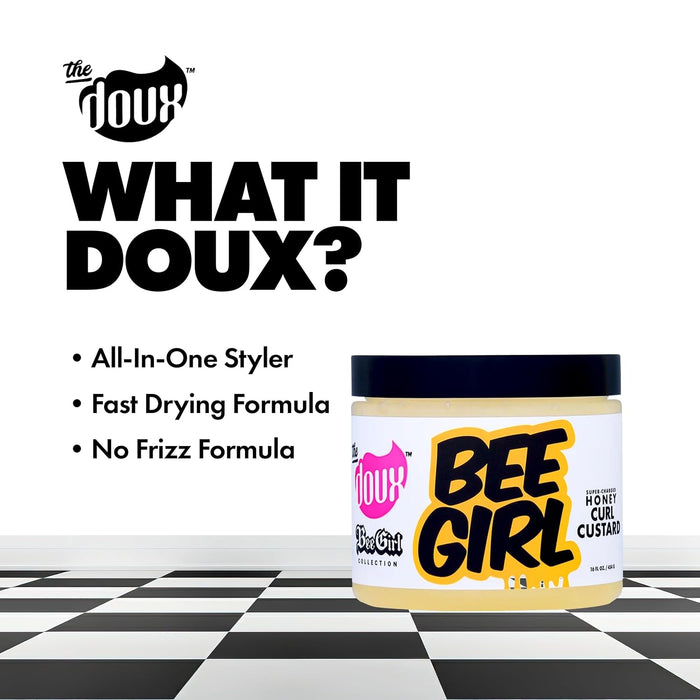 Gel fijador en crema para definir rizos The Doux BEE GIRL Honey Custard, 473 ml