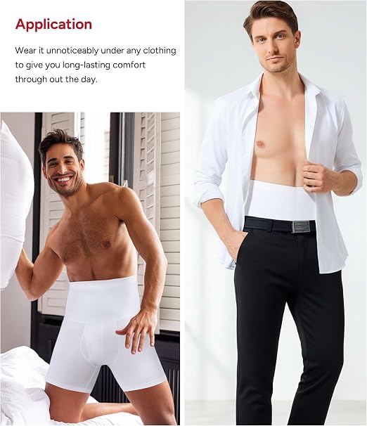 Nebility Faja moldeadora de cintura alta para hombre