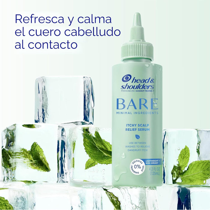 Head & Shoulders Suero anticaspa para aliviar el cuero cabelludo desnudo 0.1% de piritiona de zinc