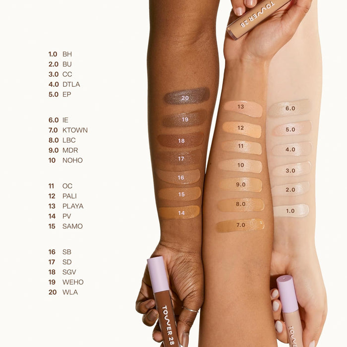 Tower 28 Beauty Swipe - Corrector de suero hidratante de cobertura media