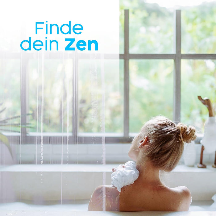 ZENO Cortina de ducha 3G transparente, impermeable, inoxidable, con ojales, 180 x 180 cm