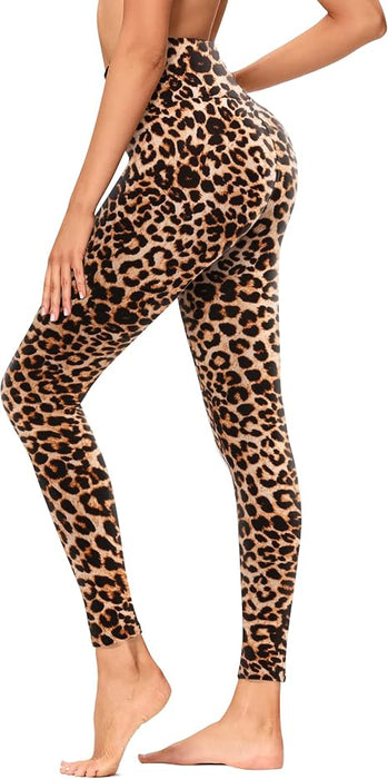 Leggings de cintura alta para mujer, suaves, opacos, ajustados, con control de abdomen