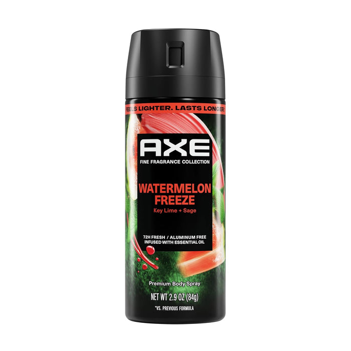 AXE Fine Fragrance Collection - Aerosol corporal de sandía congelada, 2.9 onzas