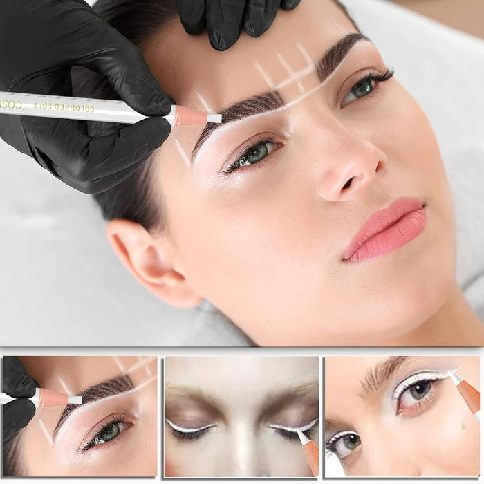 Kit de suministros de maquillaje y microblading para tatuaje-delineadores permanentes