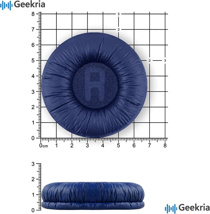 Geekria QuickFit Almohadillas de repuesto de cuero sintético compatibles con auriculares JBL
