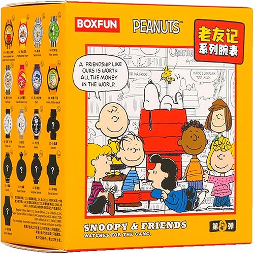 MINISO Snoopy Friends Series - Caja ciega para reloj, diseño al azar, coleccionable.