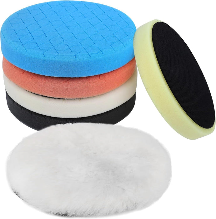 IPELY 6 piezas de almohadillas de pulido de 6 pulgadas