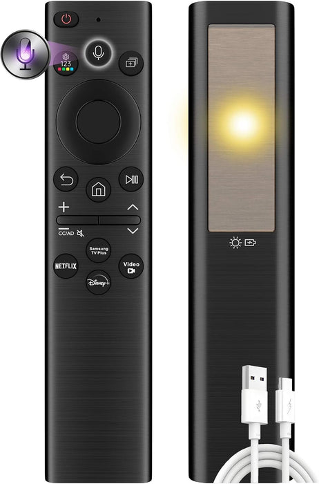 Mando a distancia solar de repuesto para Samsung Smart TV (2018-2025)