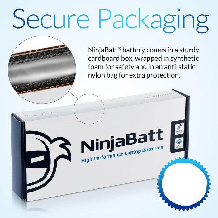 Batería NinjaBatt para HP 800049-001 K104, Celdas/2200mAh/32Wh]