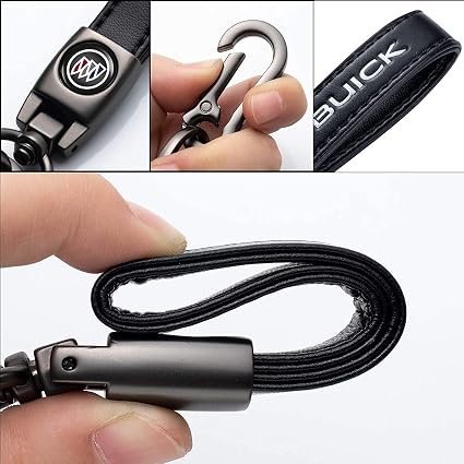 Llavero de cuero para coche Buick, para hombre y mujer, accesorios para coche