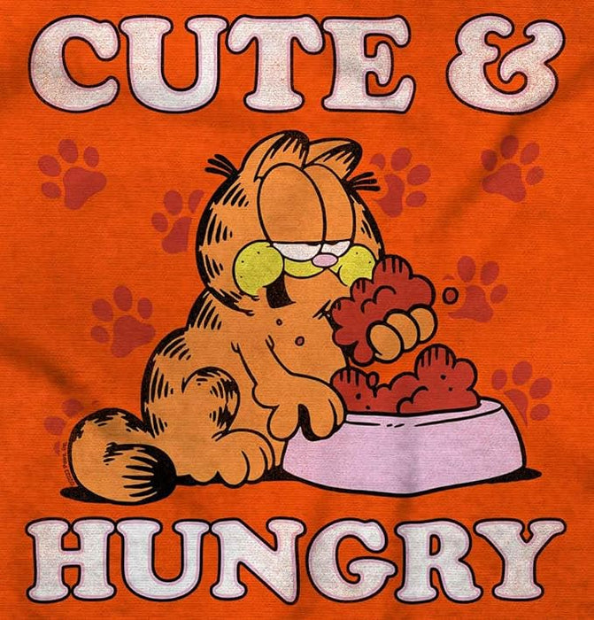 Brisco Brands Garfield - Body de bebé lindo y hambriento de dibujos animados