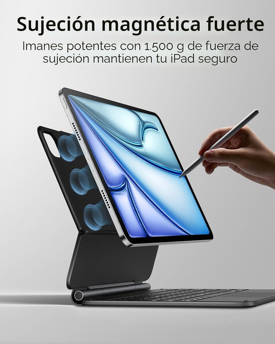 ESR - Funda con teclado para iPad Air 11 pulgadas (M3/M2, 2025/2024), iPad Pro 11 (4.ª a 1.ª gen) y Air 5/4, Magic Keyboard