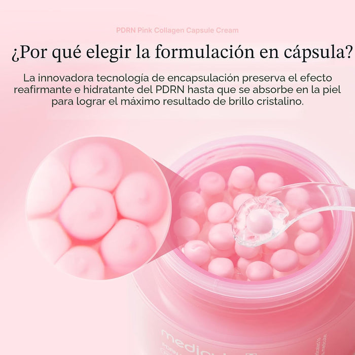 Medicube medicube Crema Cápsula con Salmón DNA PDRN Colágeno Rosa, 55g