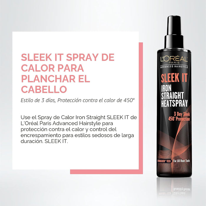 L'Oréal Paris - Espray para peinar cabello liso y sedoso, 5.7 onzas