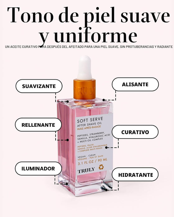 Aceite para después del afeitado Truly Beauty Luxury | Tratamiento calmante e hidratante