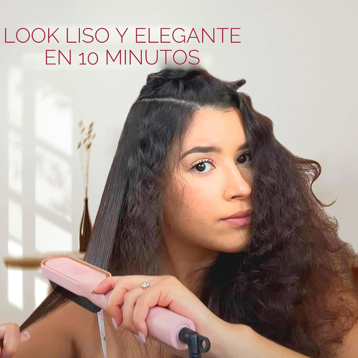 Cepillo alisador de pelo, TYMO - Peine alisador de pelo con forma de anillo