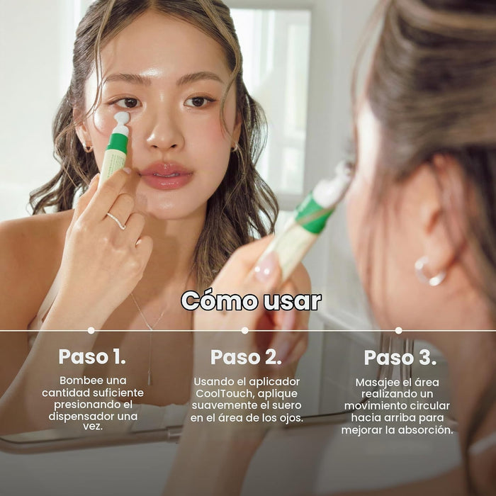 AXIS-Y Suero vegano de colágeno para ojos con 2% de niacinamida, péptidos