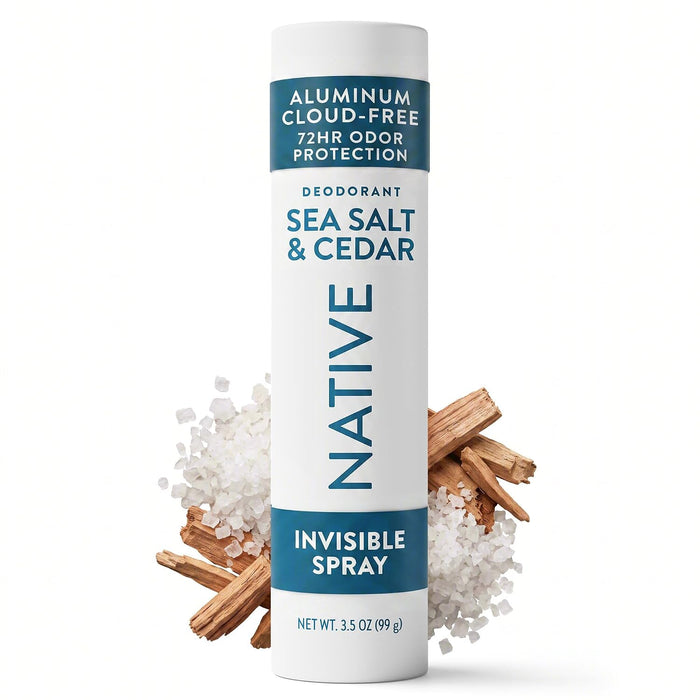 Native Spray corporal sin aluminio, aroma a coco y vainilla, 3.5 onzas