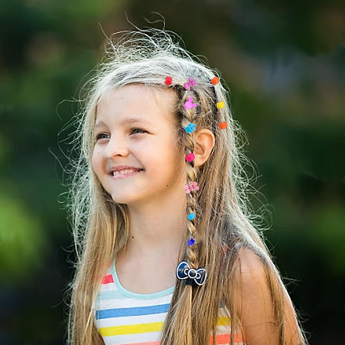 50 mini pinzas para el cabello, mini horquillas para niñas
