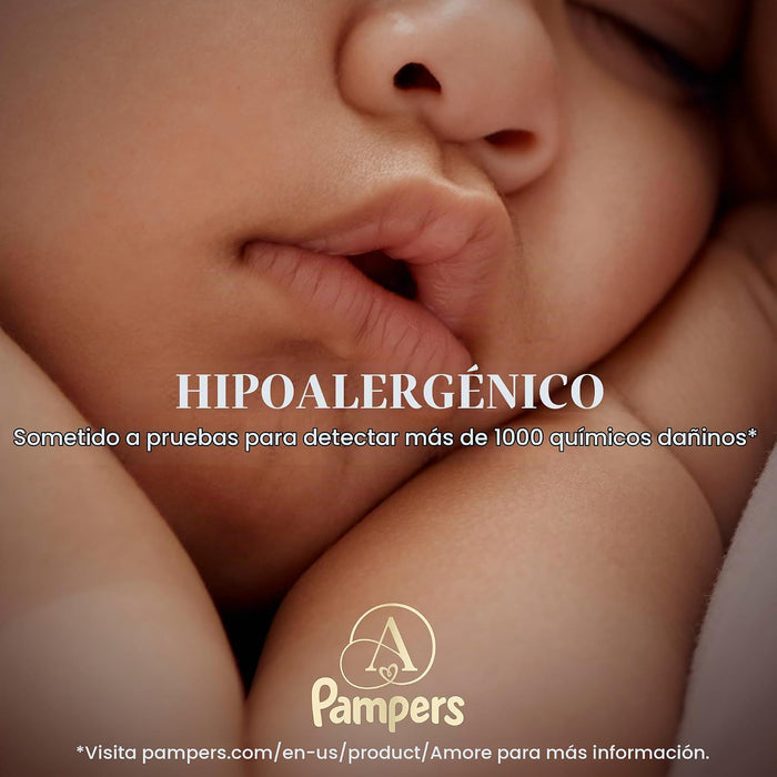 Pampers Amore, Talla 2 (4,5-10 kg), 74 unidades