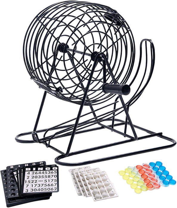 Juego De Bingo Clásico, De Lujo con Jaula De Bingo